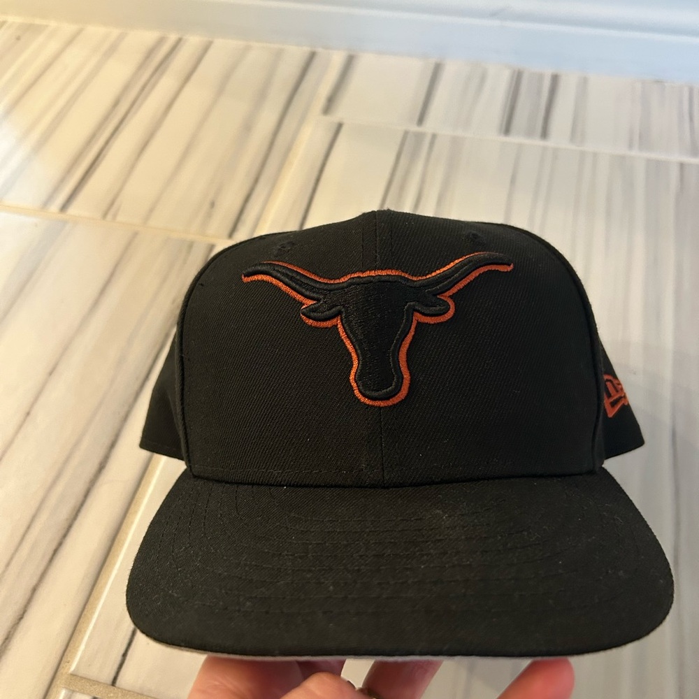 NWOT New Era Longhorn Hat with Orange Embroidery